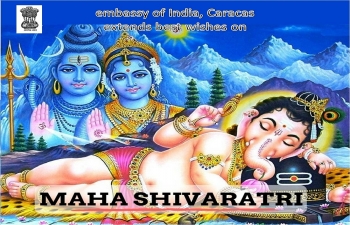 Embassy of India, Caracas extends best wishes on Maha Shivaratri